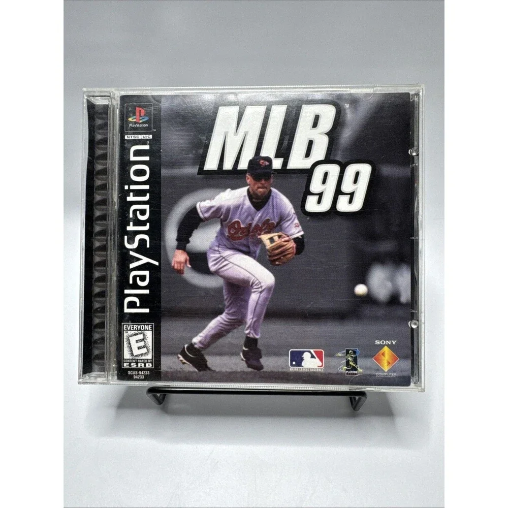 MLB 99 (Sony PlayStation 1, 1998) Case, Booklet And Game